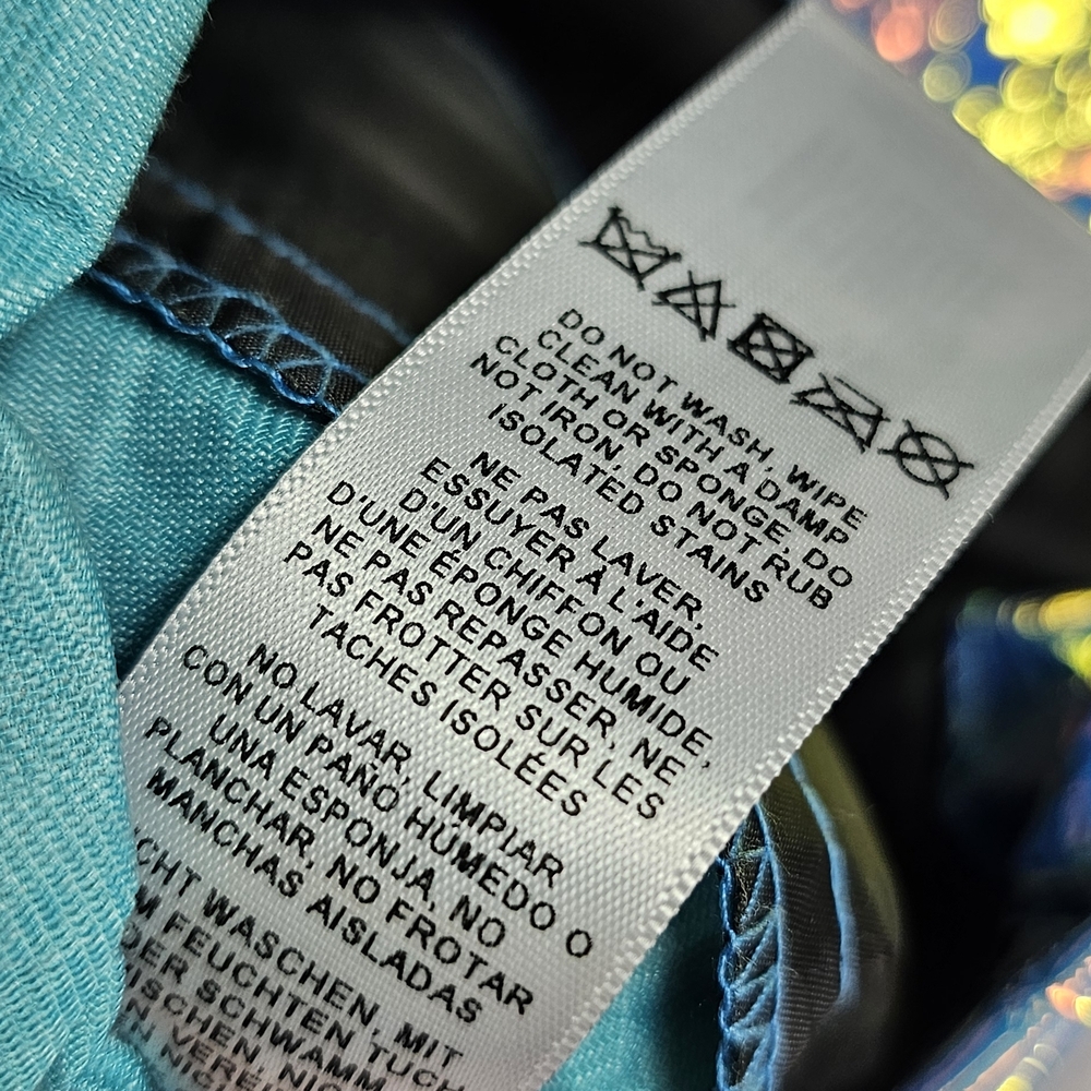 Holographic Mens Jacket Rave Small - Picture 6 of 7